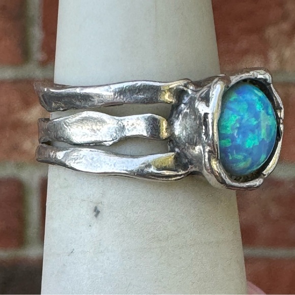 925 Opal Ring - Picture 8 of 16
